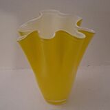 Vintage Yellow Murano Vase