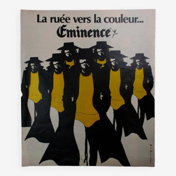 Eminence advertisement after René Gruau