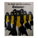Eminence advertisement after René Gruau