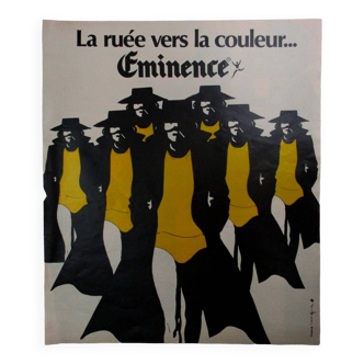 Eminence advertisement after René Gruau