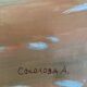 Painting signed Oil on canvas circa 1989 dimension: height -67cm- Length -73 cm-