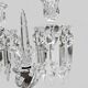 Baccarat, pair of two-light candelabra, Bambou Tors model.