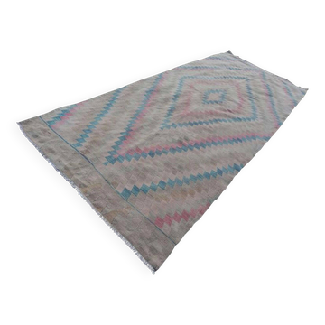 Tapis de couloir turc vintage 144x337 cm