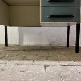 Metal industrial office by vintage behin 1960