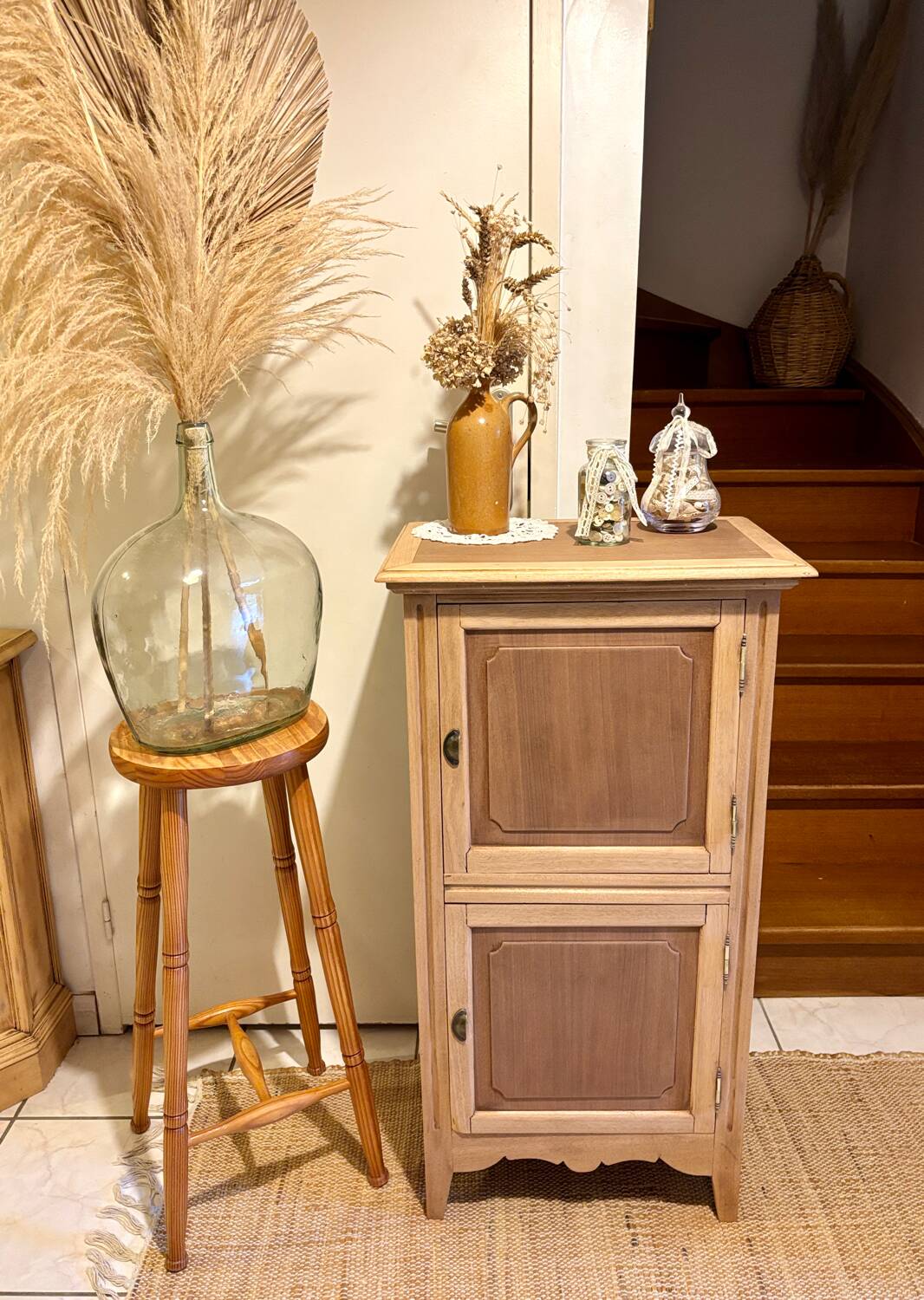 Small wooden wardrobe