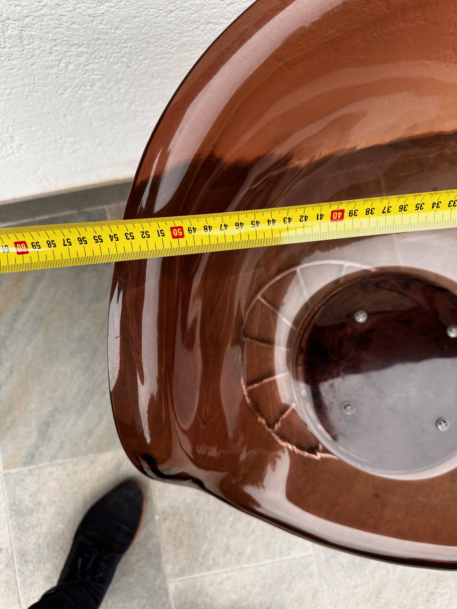 70s plexi armchair, Kartell type