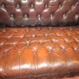 Chesterfield leather sofa