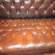Chesterfield leather sofa