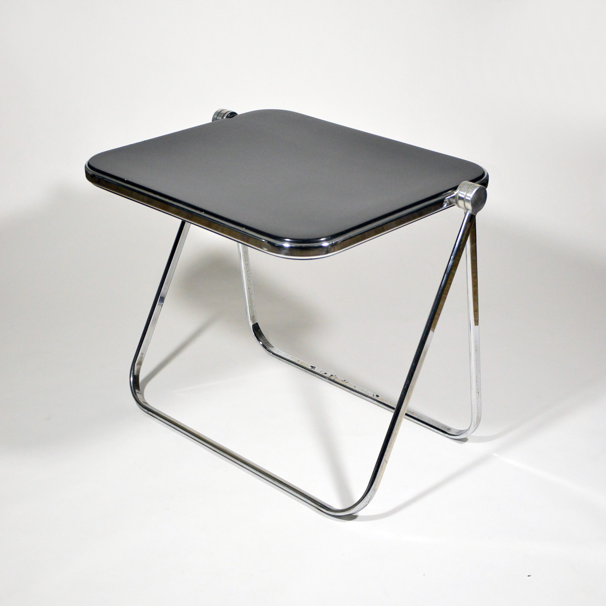 Black Platone Folding Writing Desk By Giancarlo Piretti For Anonima Castelli, 1970