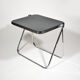 Bureau pliant Platone noir par Giancarlo Piretti pour Anonima Castelli, 1970