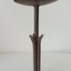 Antique wrought iron candlestick