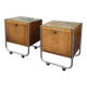 Paire de tables de chevet fonctionnalistes, vers 1940–1955