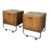 Paire de tables de chevet fonctionnalistes, vers 1940–1955