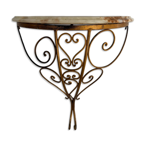 console murale flottante - fer