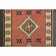 1970s Vintage Turkish Oushak Handmade Orange Runner Rug  91x361