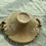 Cup and two baskets glazed sandstone pottery lacourbas with old issoire