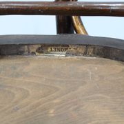 Pair of Thonet Art Nouveau bentwood chairs, Czechoslovakia, 1920s