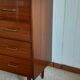 Commode en bois vernis, années 80