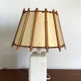 Vintage stone lamp from the Gard from the 70s