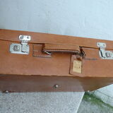 Vintage leather suitcase