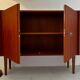 Buffet enfilade étroite scandiinave en teck