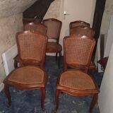 Chaises en rotin et osier