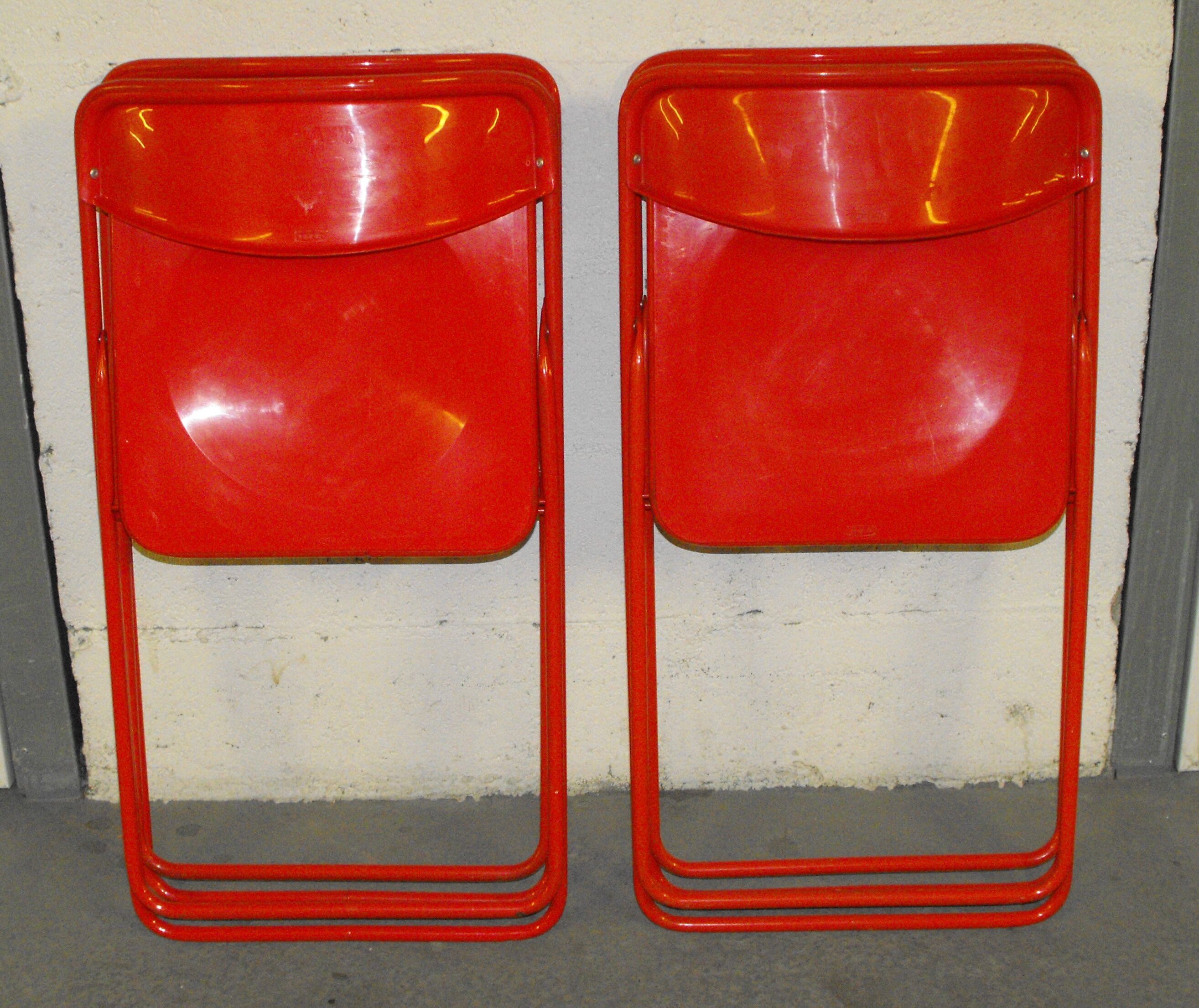 Lot de 4 chaises pliantes " Tedkla " Ikea années 80