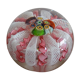 Murano paperweight millefiori and latticino twisted ribbons