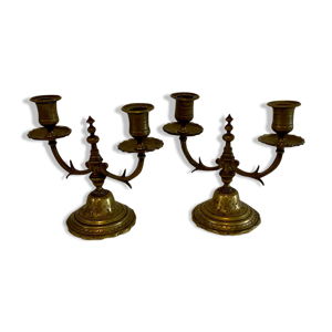 bougeoirs en laiton