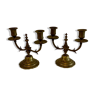 Brass candlesticks