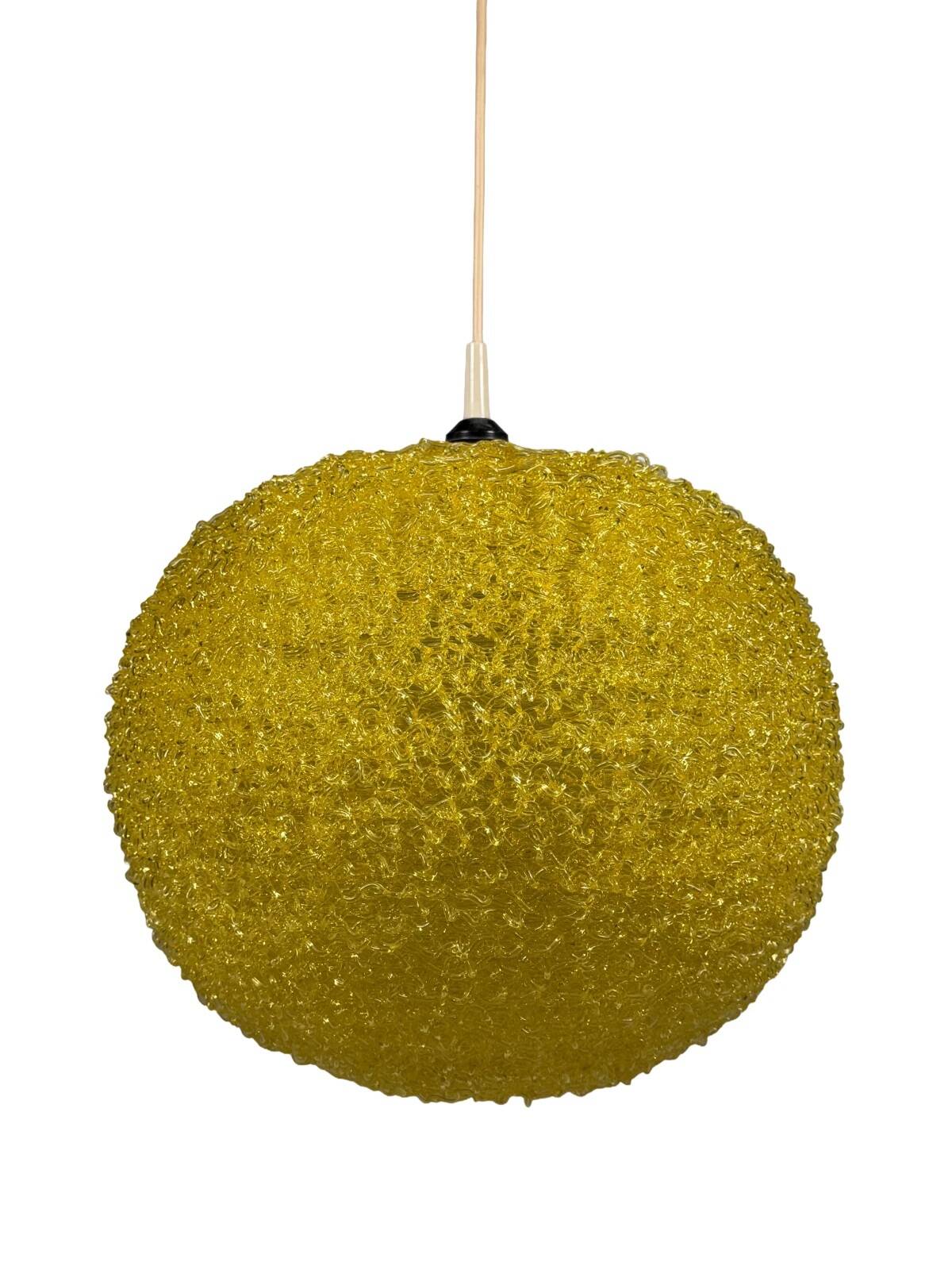 1960s/70s Ceiling Lamp  Globe Lamp Acrylic Plastic "Spaghetti" Style