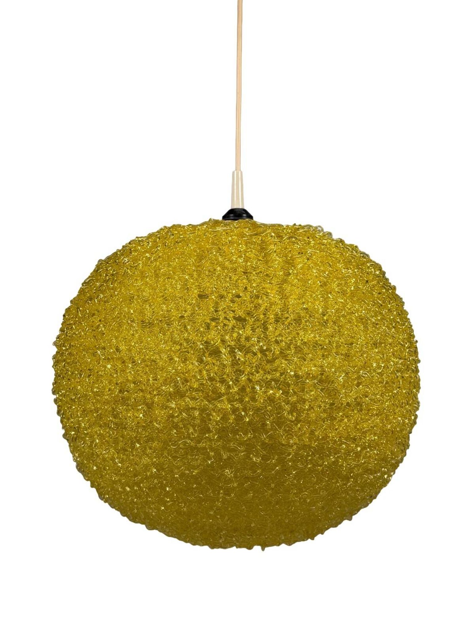 1960s/70s Ceiling Lamp Globe Lamp Acrylic Plastic "Spaghetti" Style