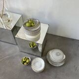 Ensemble assiettes et plats Bazas de Salins 1960