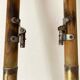Boat oars, wooden and brass boat