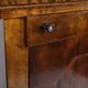 Secretary - Hand polished birch & intarsia - 2 drawers - 1840s
