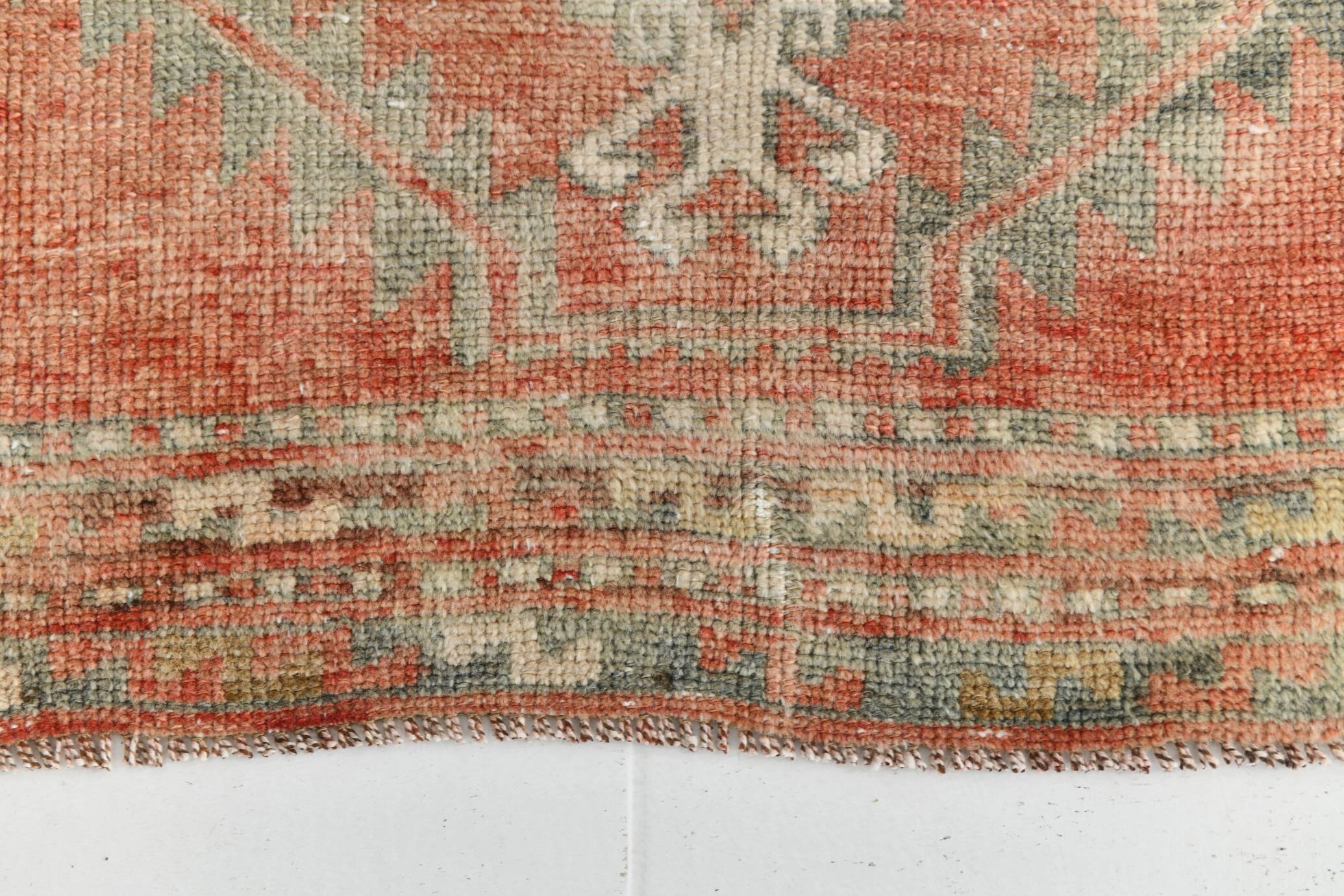 2'7"x10'6" ft Turkish Runner Rug, Ethnic Long Rug
