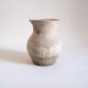 Vase vintage gris en terre cuite, Vallauris