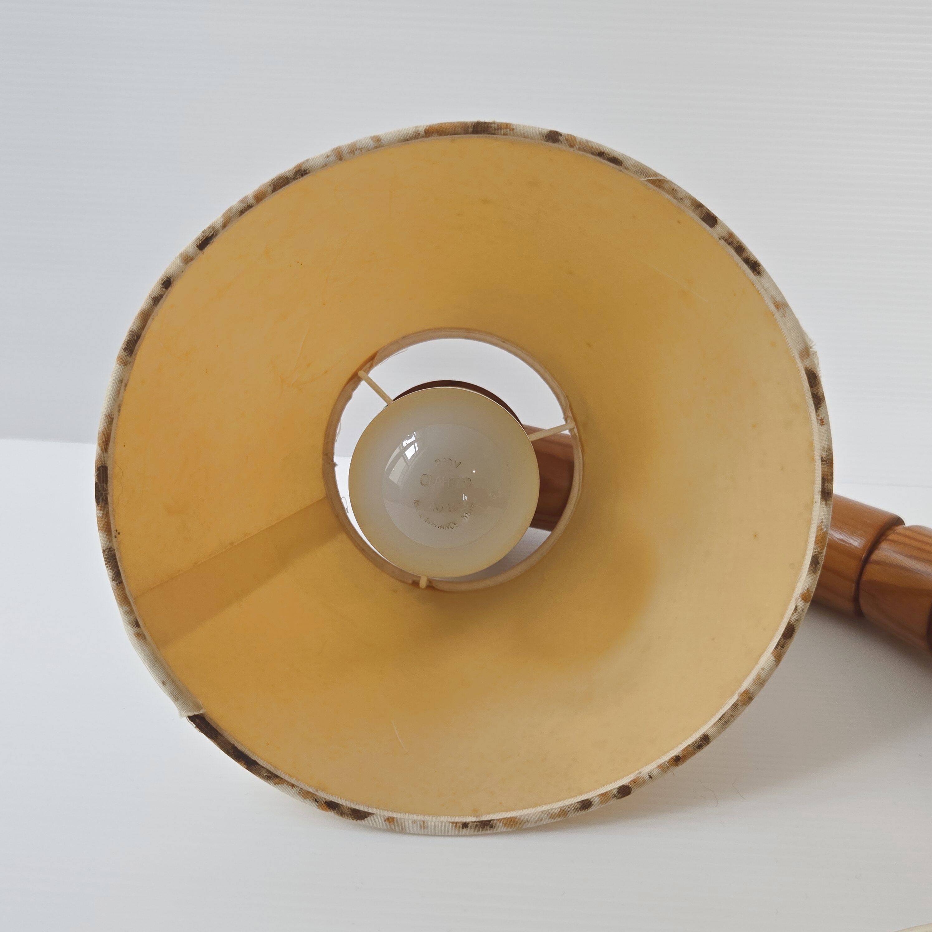 Vintage pine lamp for Solbackens Svarveri, 1970s