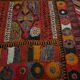 Hand woven flat woven Iraqi artisan rug.