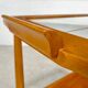 Mid-Century Modern Beech, Glass & Brass Serving Trolley, Germany 1950s