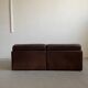 De Sede Ds-76 Modular Sofa in Brown Leather, Switzerland  1970s
