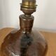 Stoneware lamp base signed Baudat