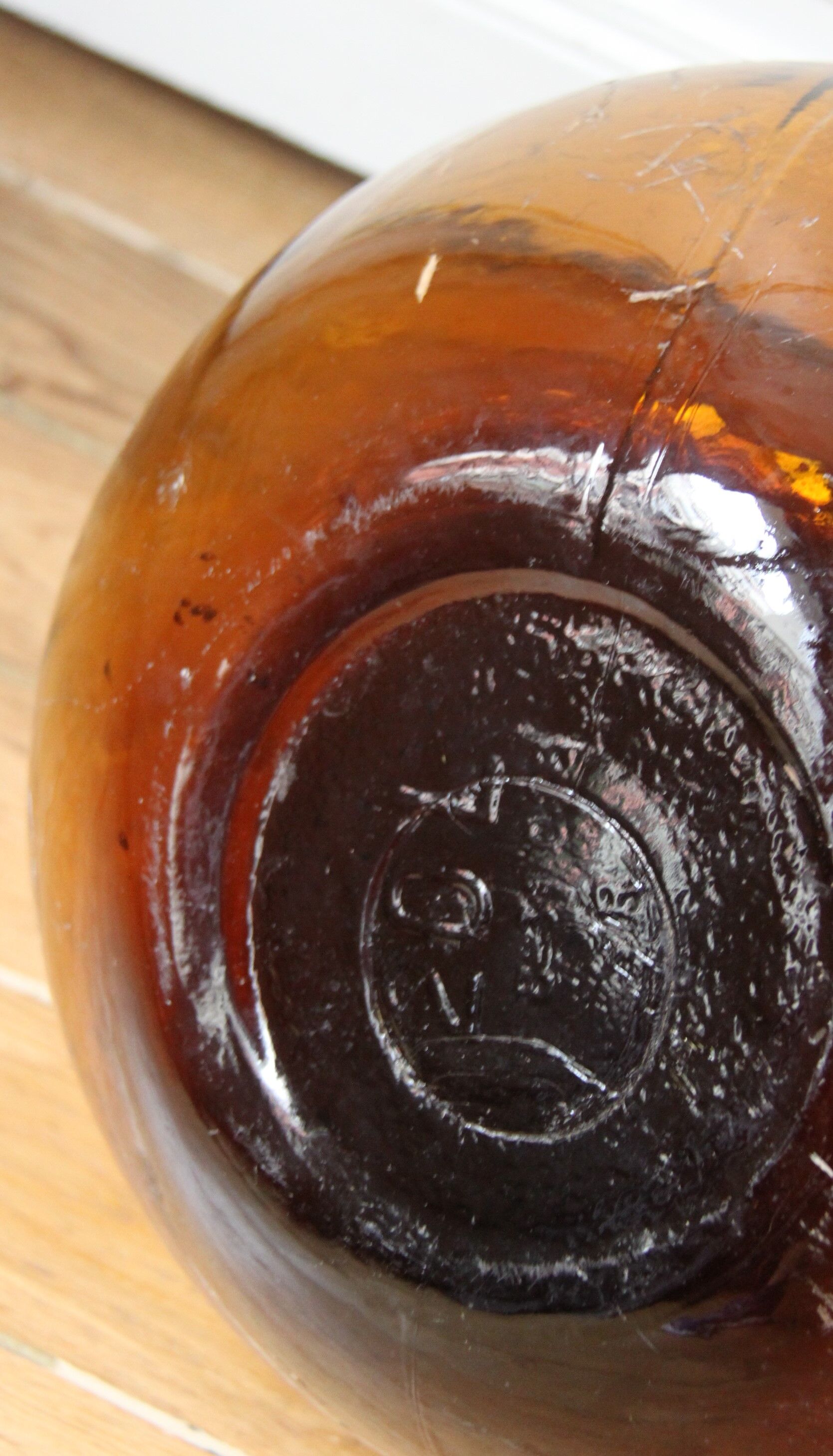 Dame Jeanne ocre brun Selency