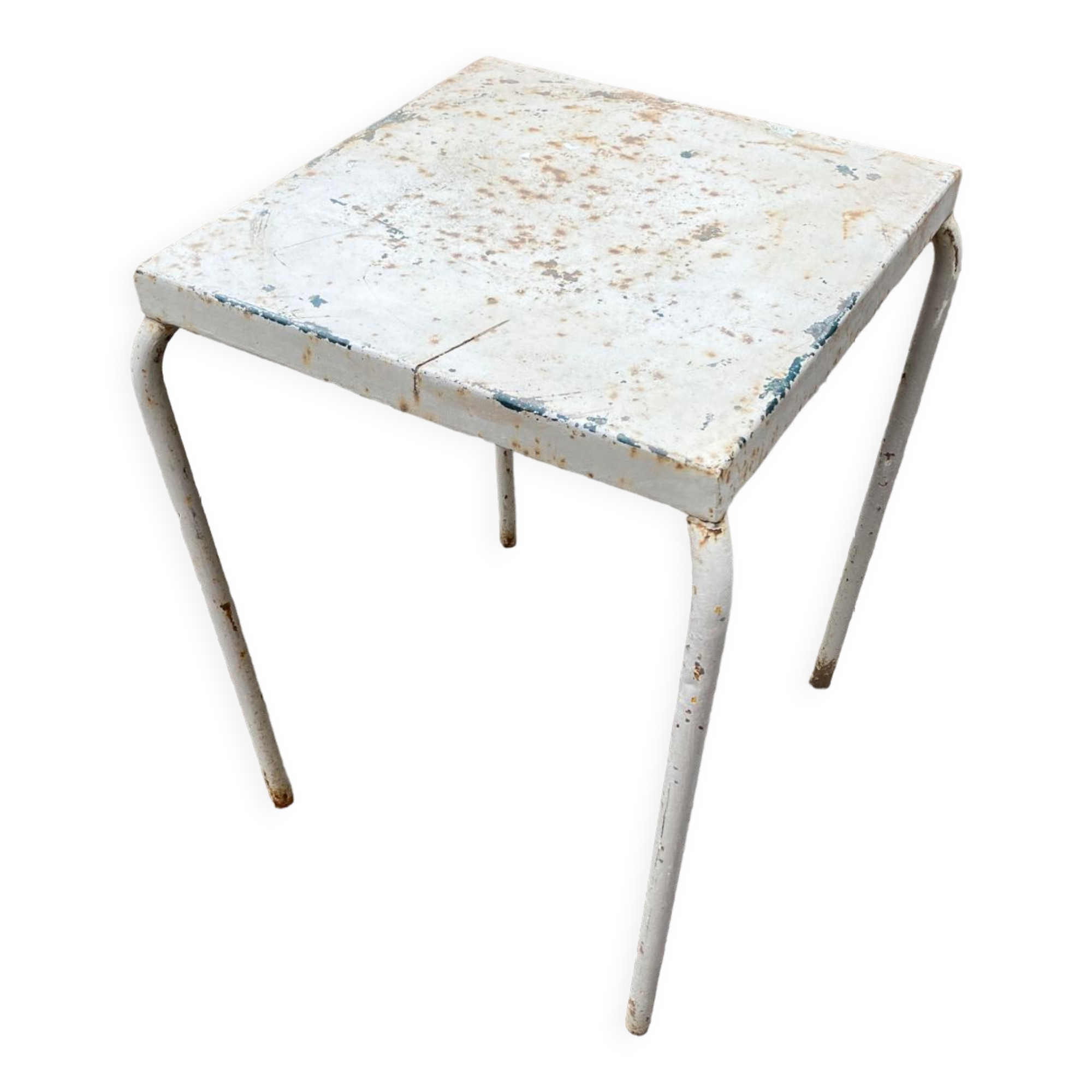 Bistro metal table, blache garden