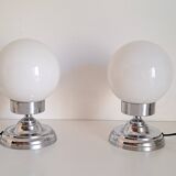 Pair of bedside lamps