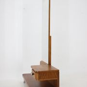 Oak mirror Czechoslovakia 1950s 167x95cm