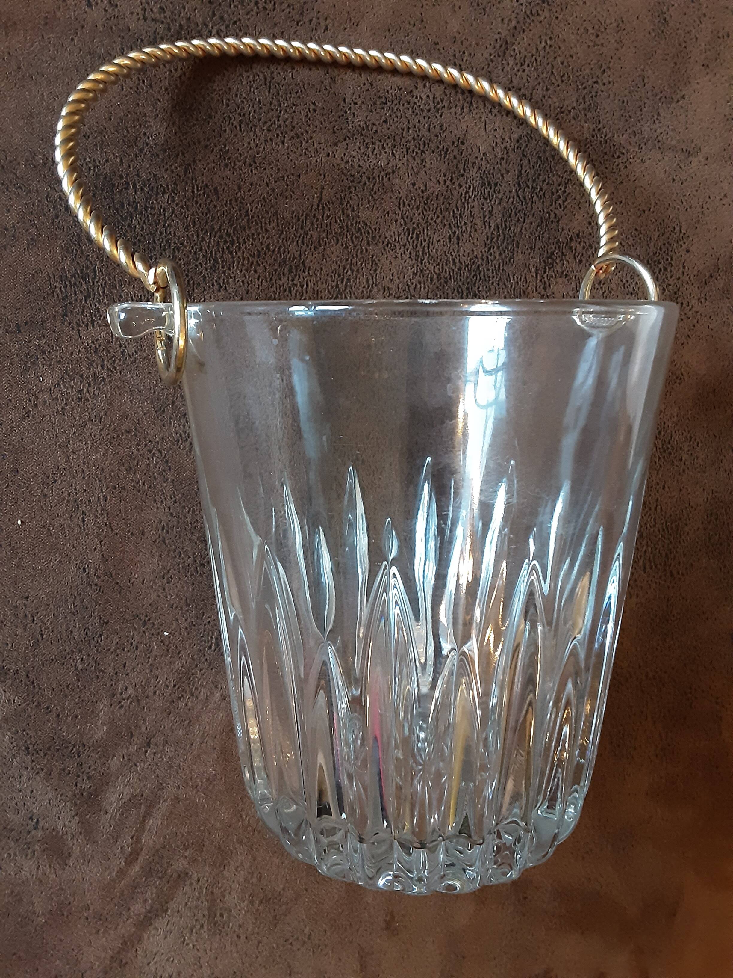 Crystal ice bucket