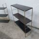 Metal wall string shelves