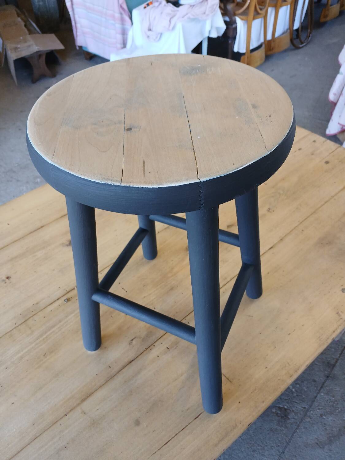 Antique 4-legged stool