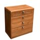 Commode vintage bois brut massif 1950